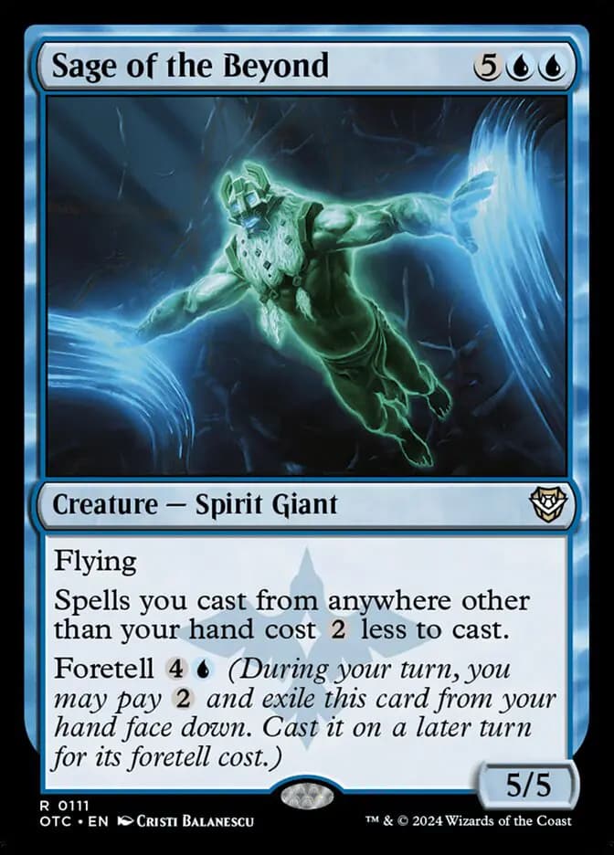 Card image of Sage of the Beyond