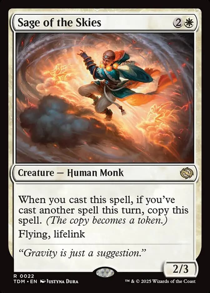 Card image of Sage of the Skies