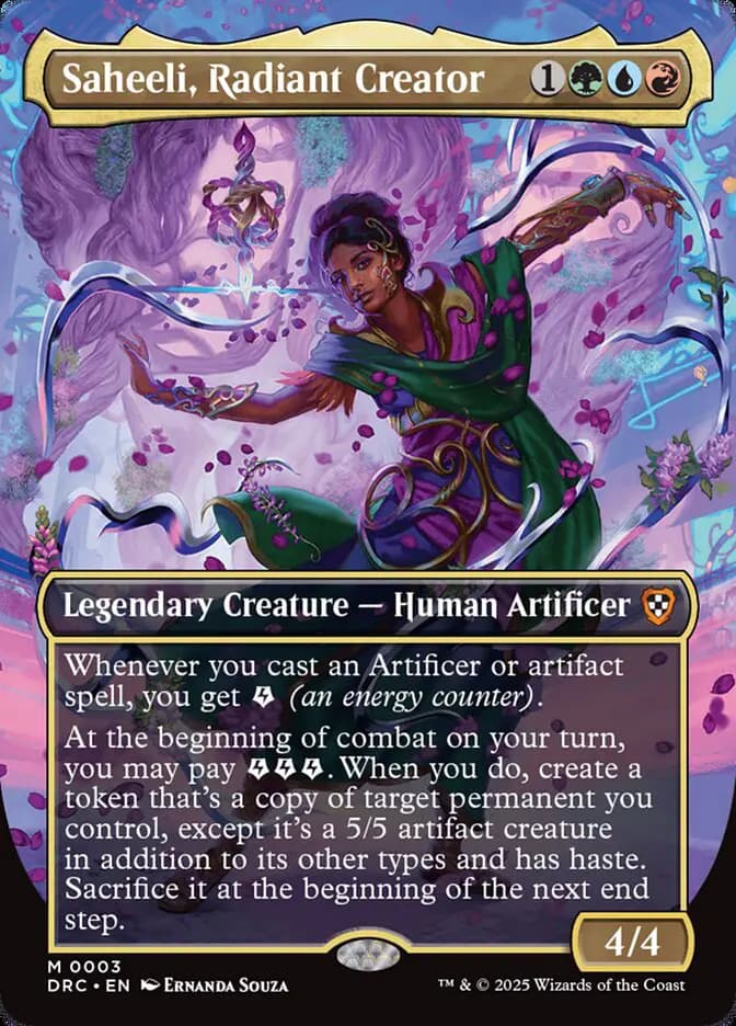 Card image of Saheeli, Radiant Creator