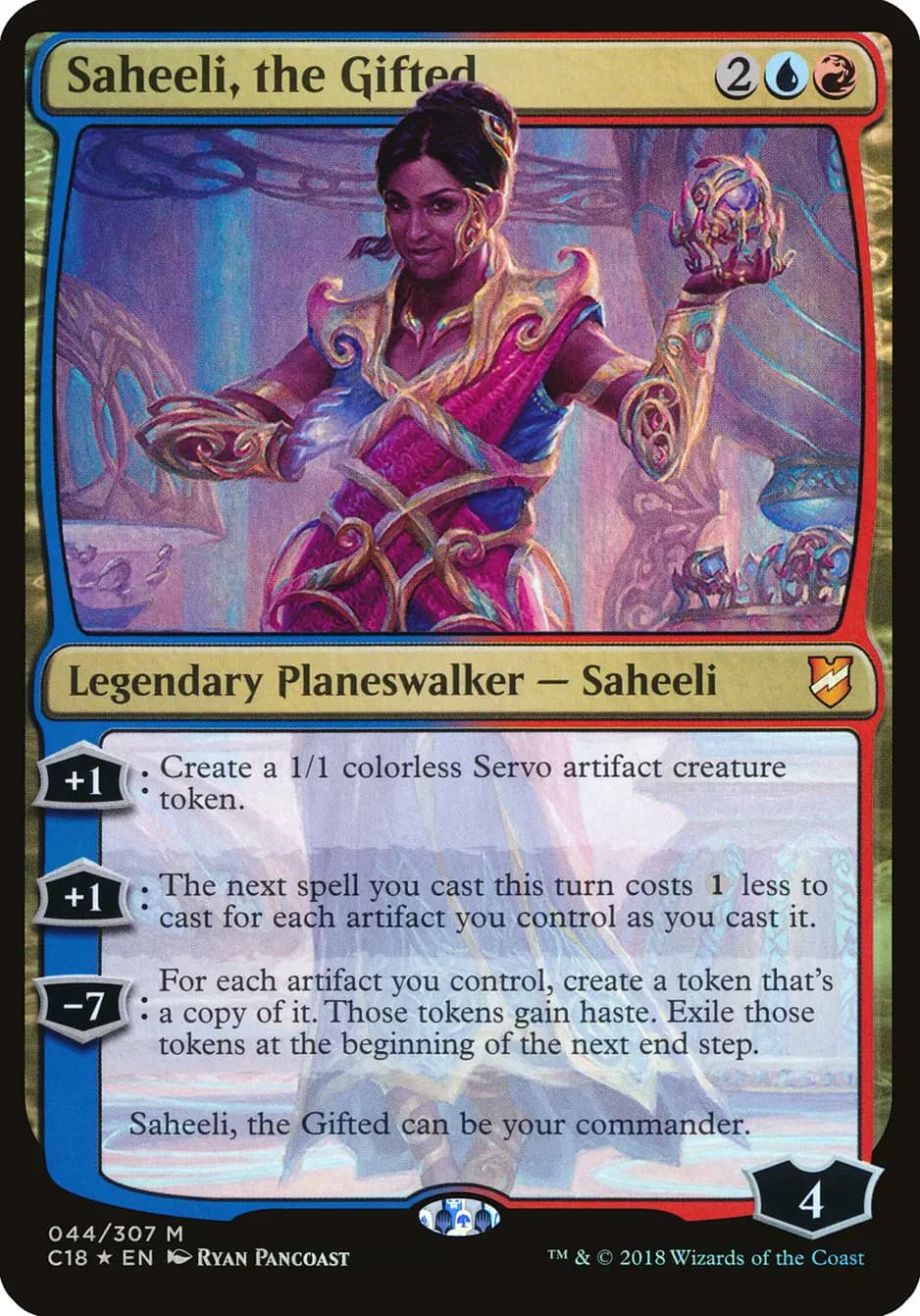 Card image of Saheeli, the Gifted