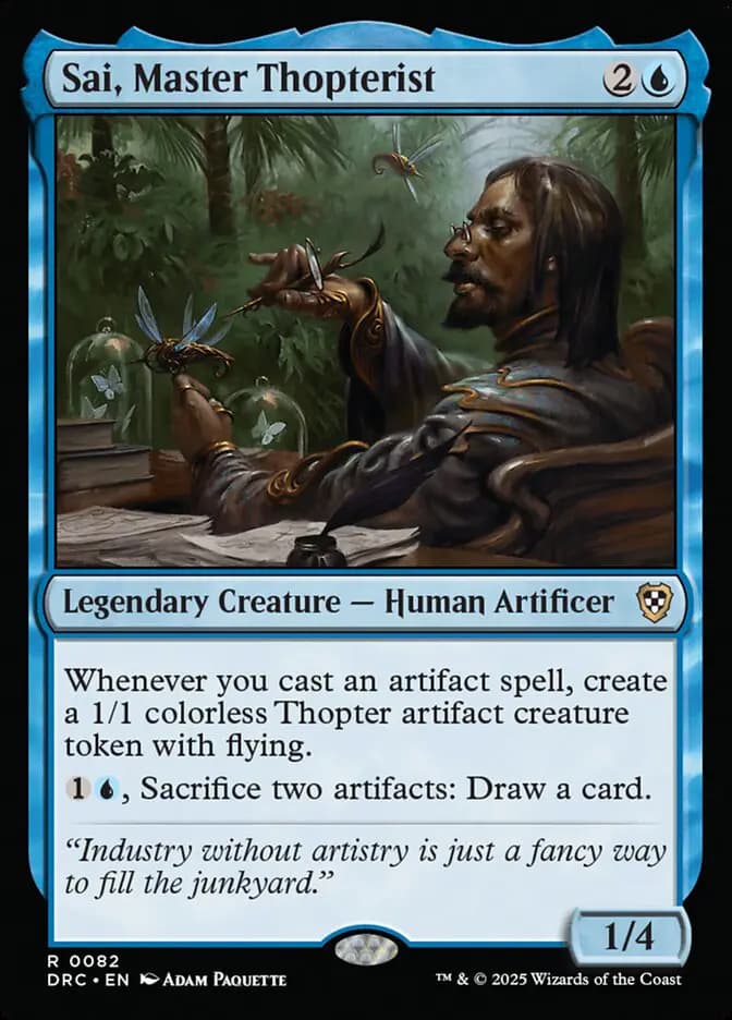 Card image of Sai, Master Thopterist