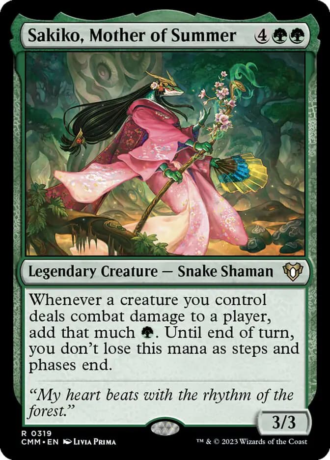 Card image of Sakiko, Mother of Summer