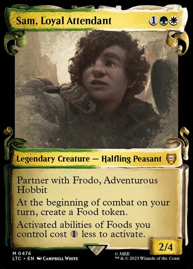 Card image of Sam, Loyal Attendant