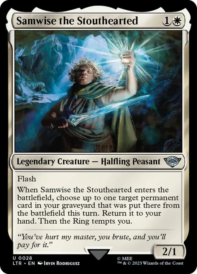 Card image of Samwise the Stouthearted