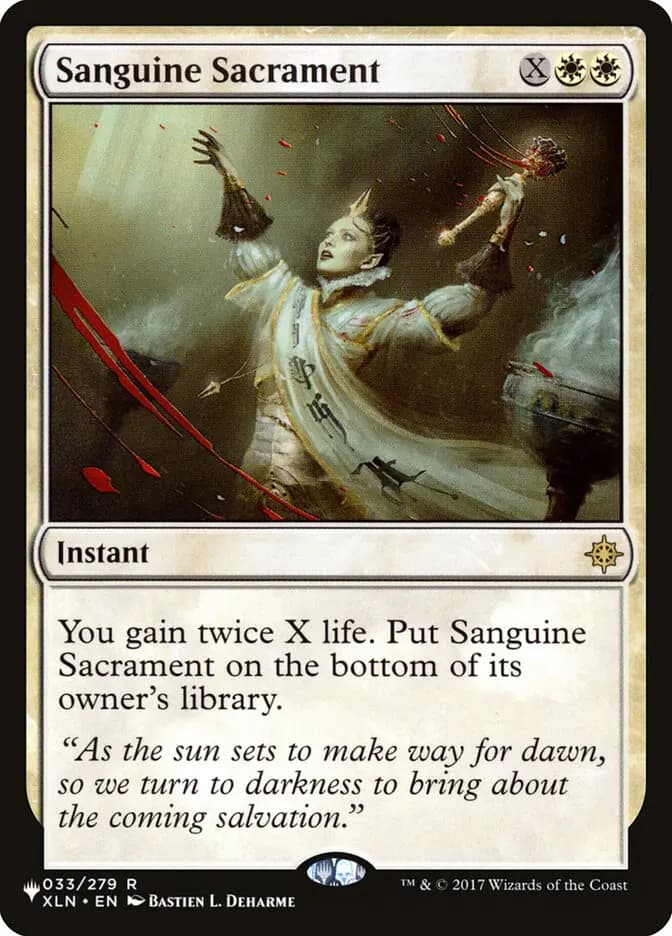 Card image of Sanguine Sacrament
