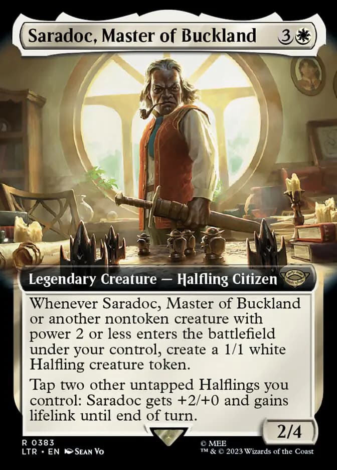 Card image of Saradoc, Master of Buckland