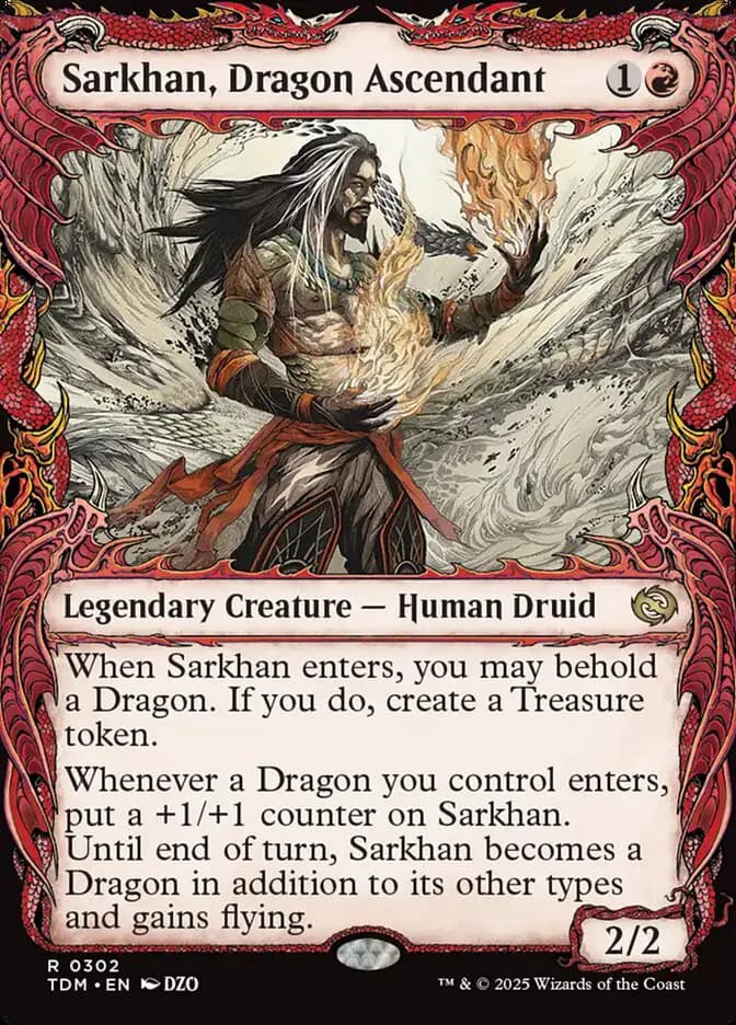 Card image of Sarkhan, Dragon Ascendant