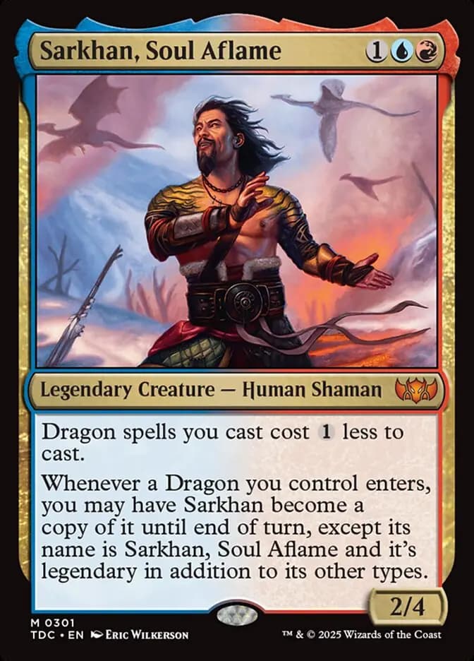 Card image of Sarkhan, Soul Aflame