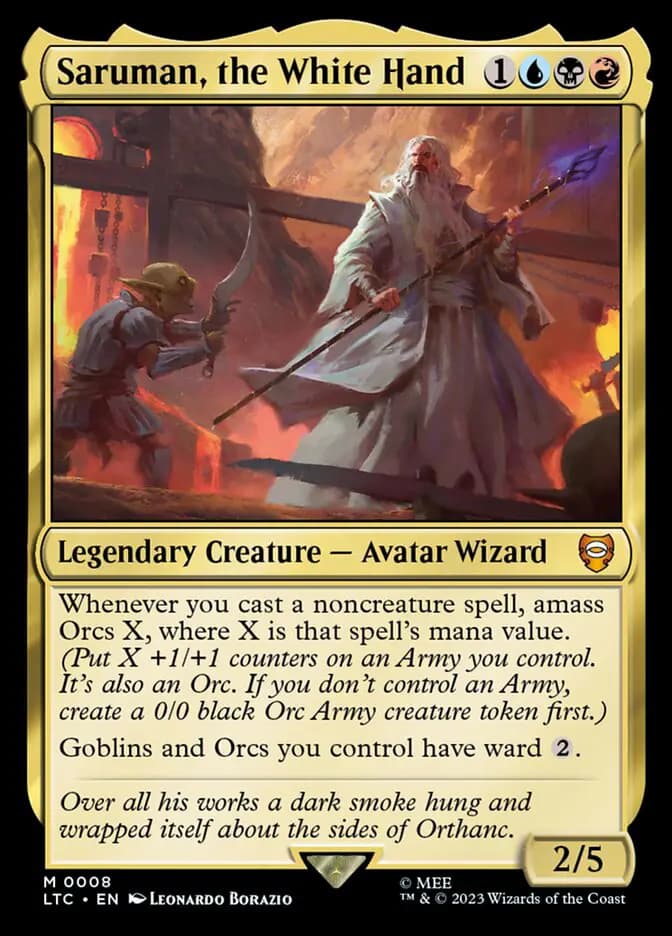 Card image of Saruman, the White Hand