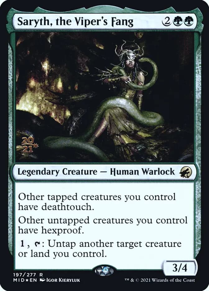 Card image of Saryth, the Viper's Fang