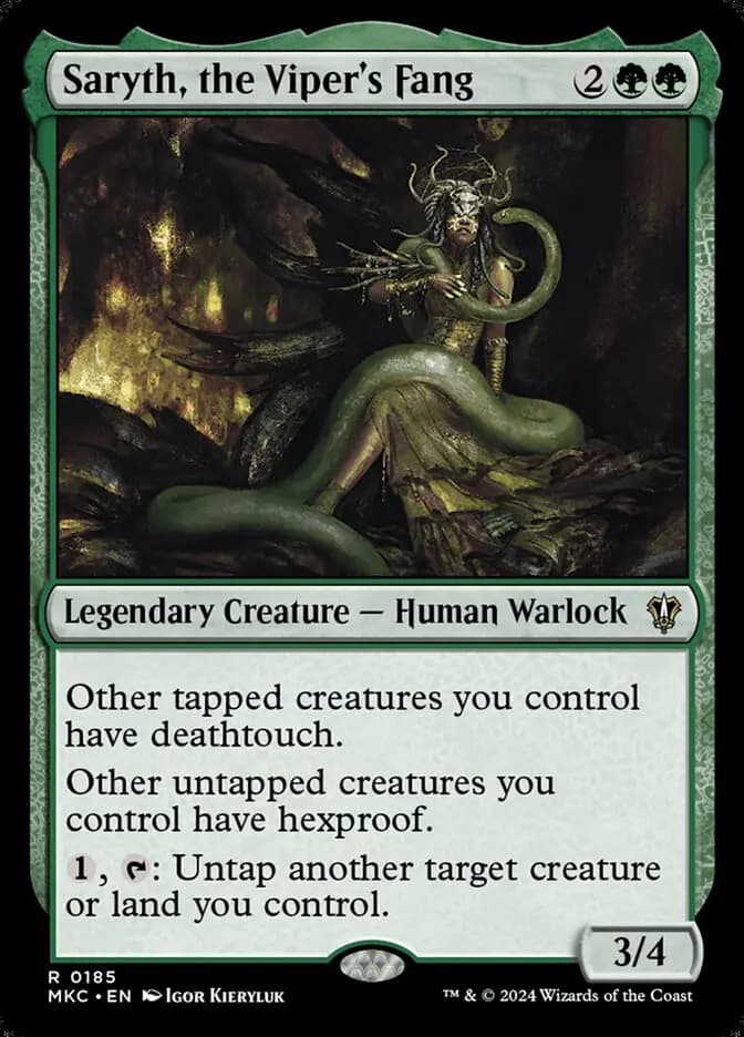 Card image of Saryth, the Viper's Fang
