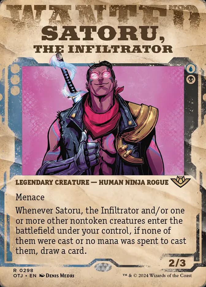 Card image of Satoru, the Infiltrator