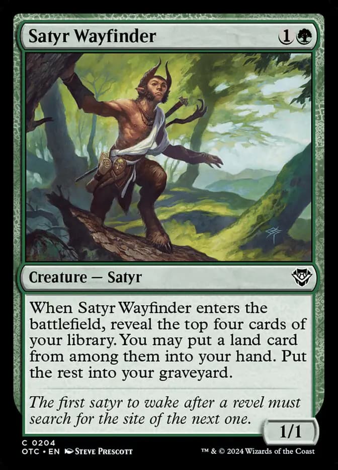 Card image of Satyr Wayfinder