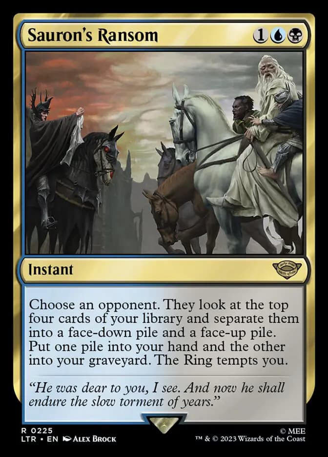 Card image of Sauron's Ransom