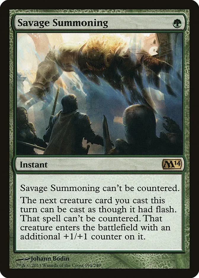 Card image of Savage Summoning