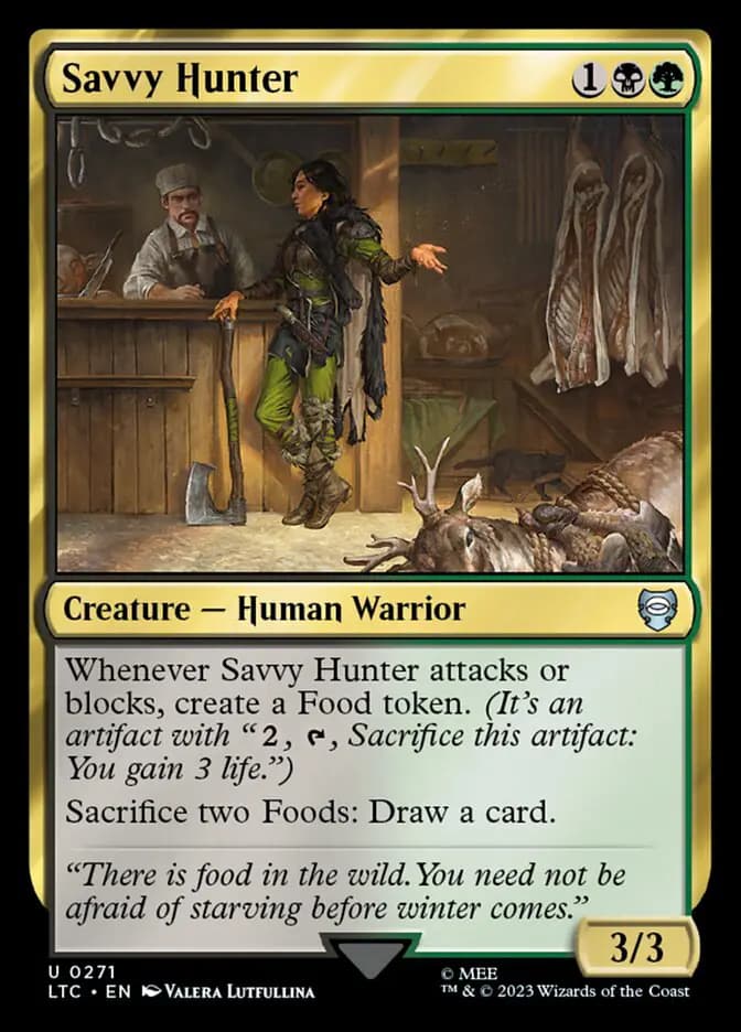 Card image of Savvy Hunter