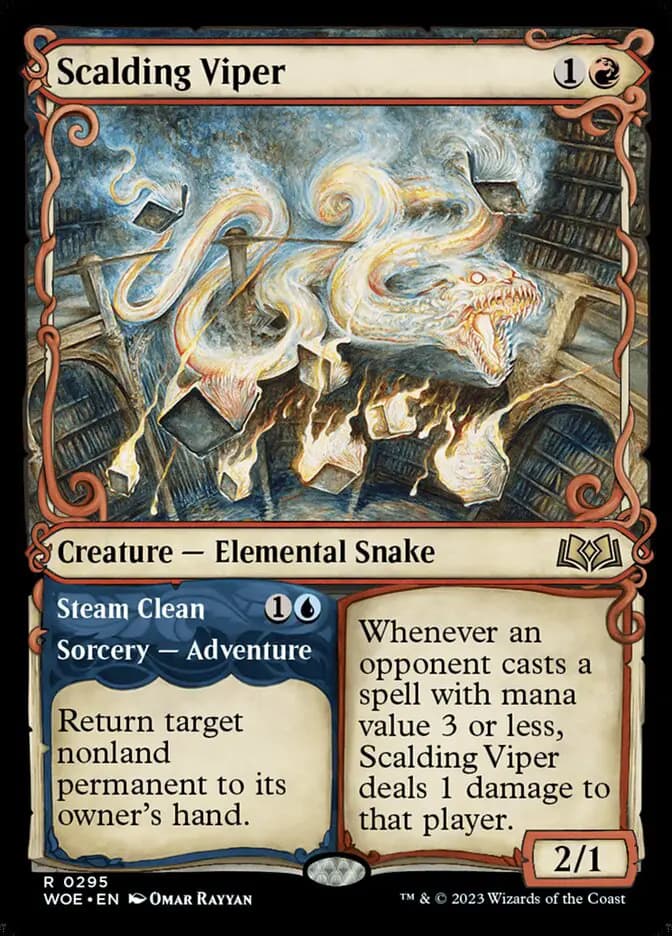 Card image of Scalding Viper / Steam Clean