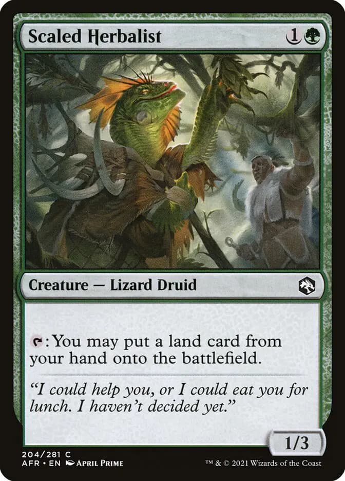 Card image of Scaled Herbalist