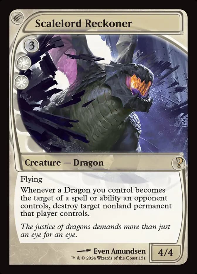 Card image of Scalelord Reckoner
