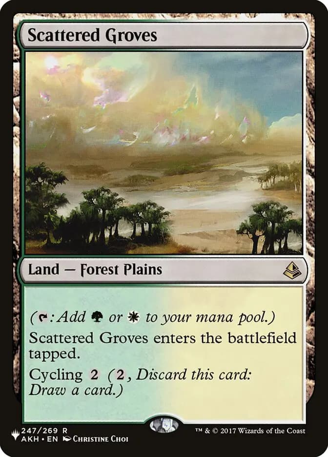 Card image of Scattered Groves