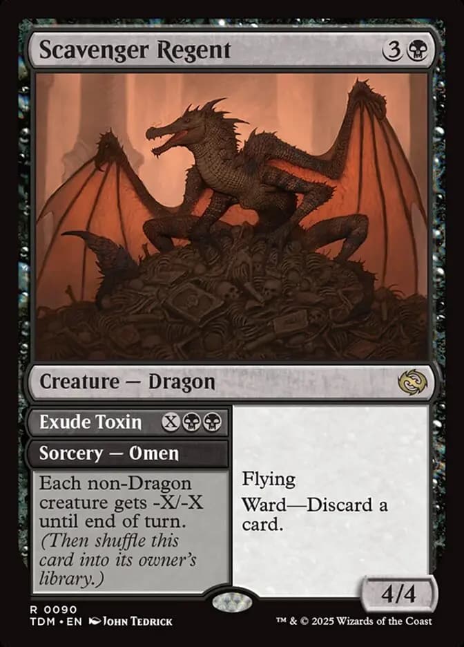 Card image of Scavenger Regent / Exude Toxin
