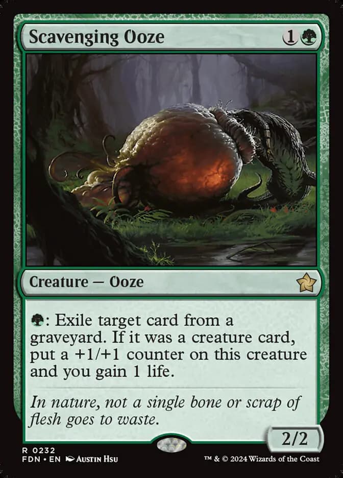 Card image of Scavenging Ooze
