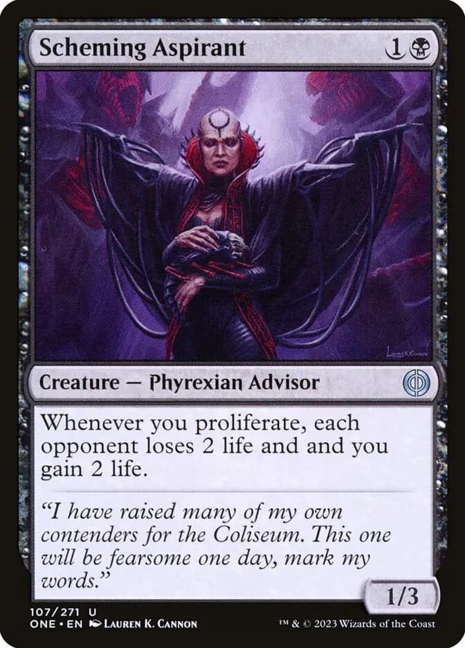 Card image of Scheming Aspirant