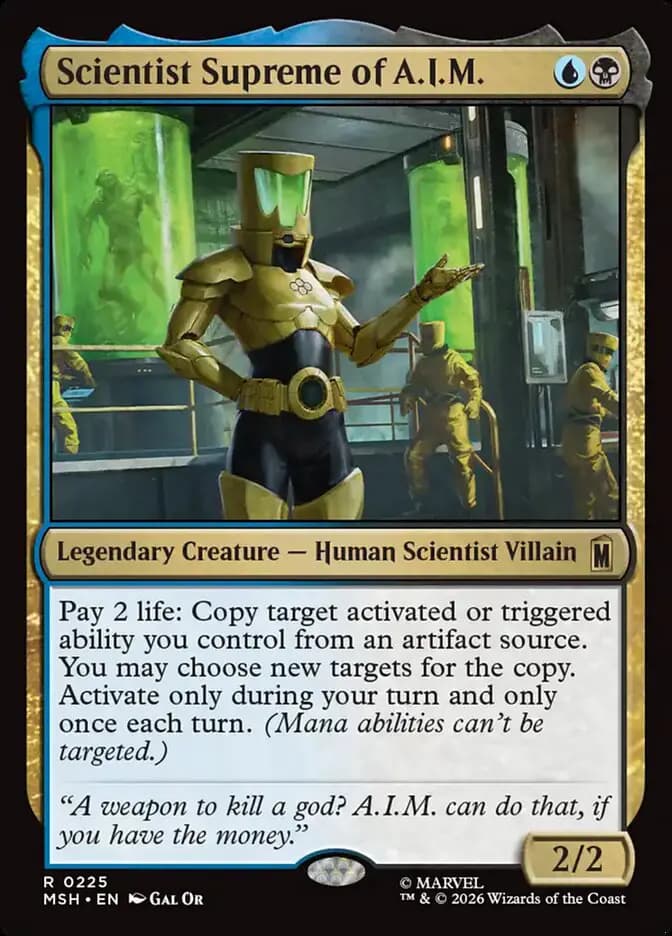 Card image of Scientist Supreme of A.I.M.