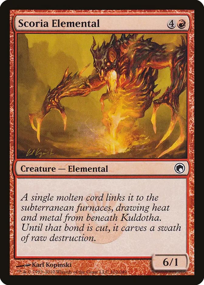 Card image of Scoria Elemental