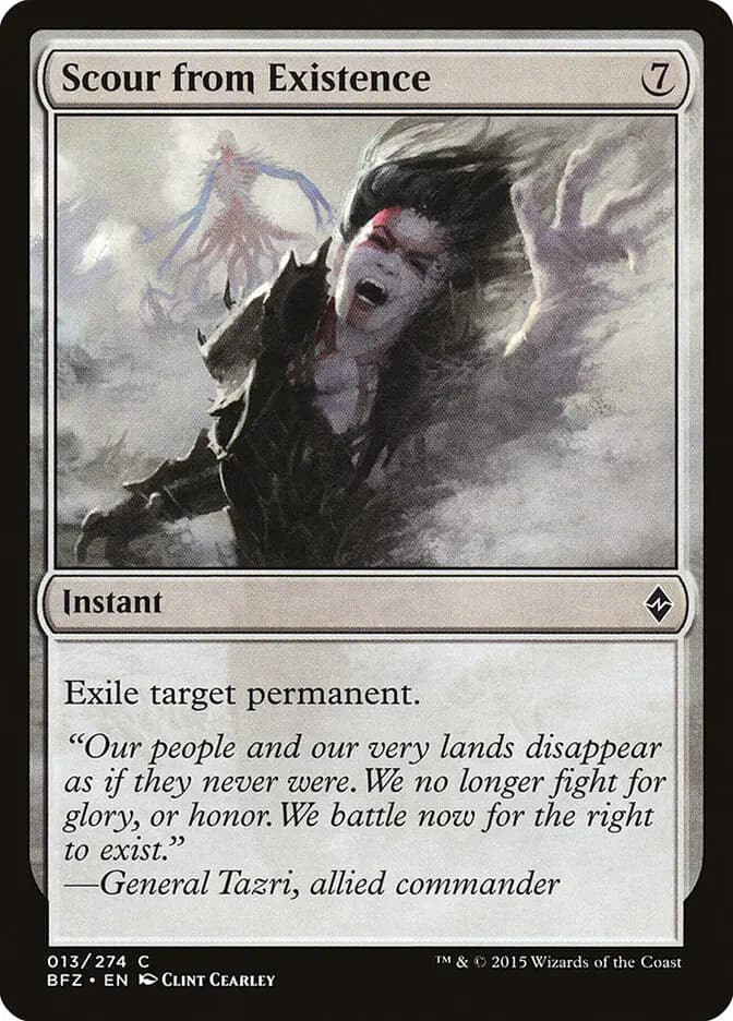 Card image of Scour from Existence