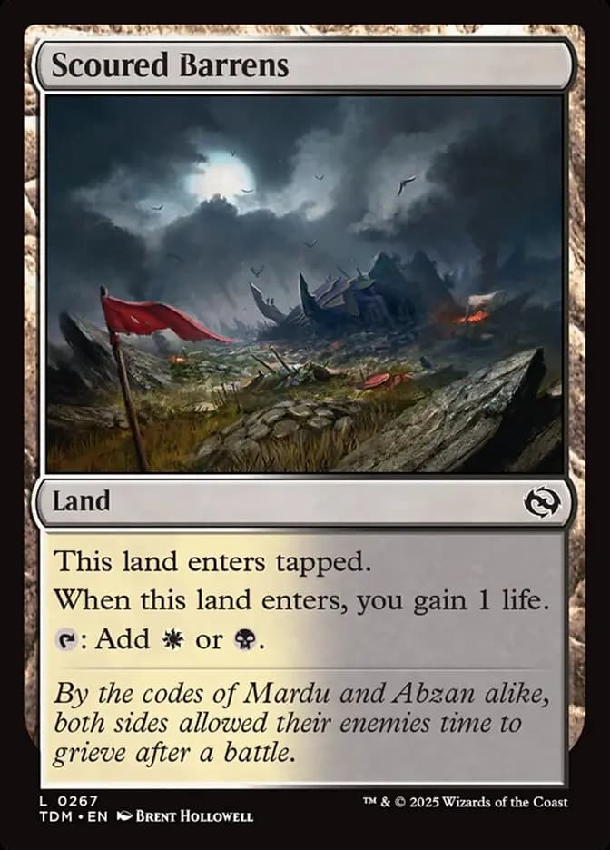 Card image of Scoured Barrens