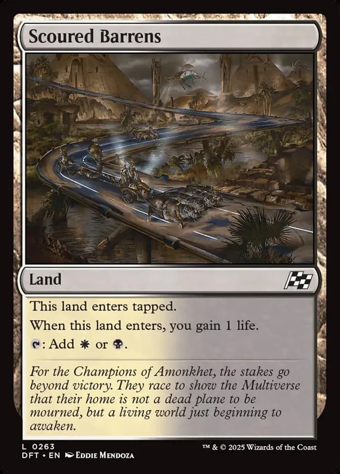 Card image of Scoured Barrens