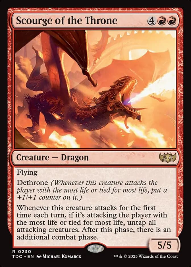 Card image of Scourge of the Throne