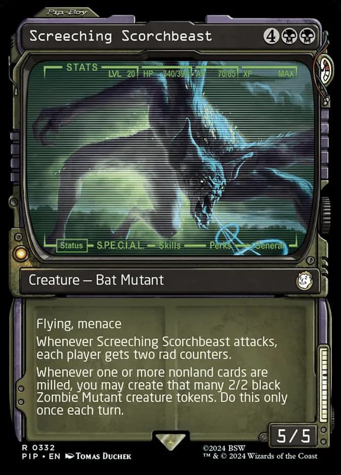 Card image of Screeching Scorchbeast