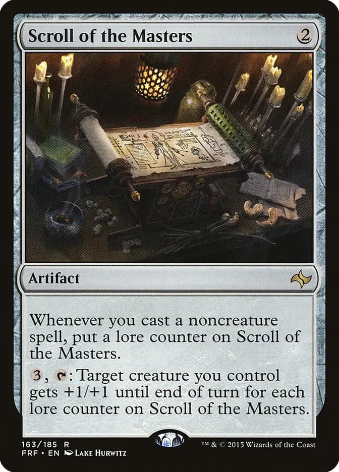 Card image of Scroll of the Masters