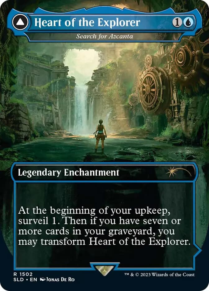 Card image of Search for Azcanta / Azcanta, the Sunken Ruin