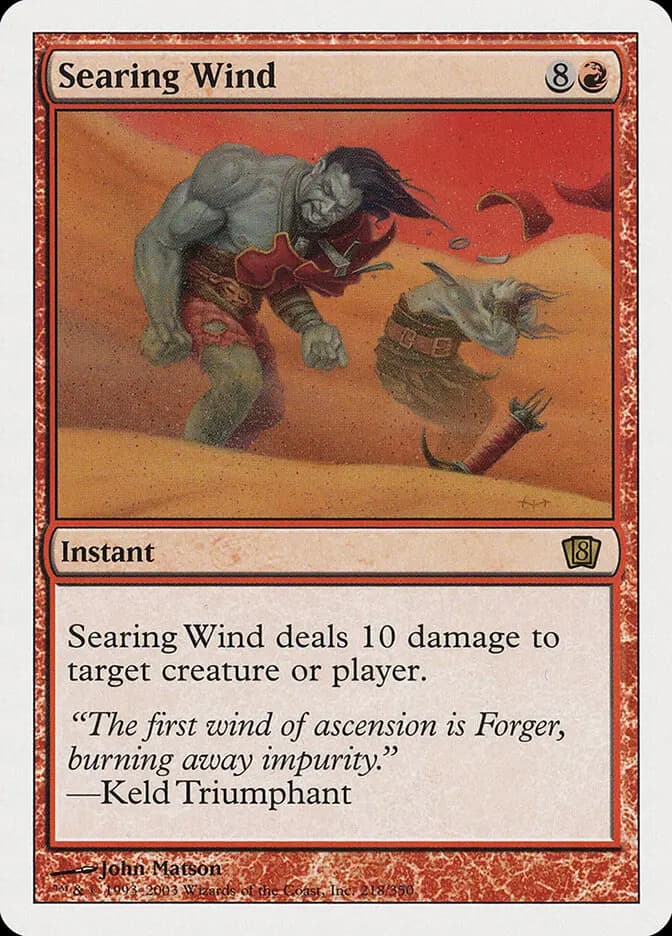 Card image of Searing Wind
