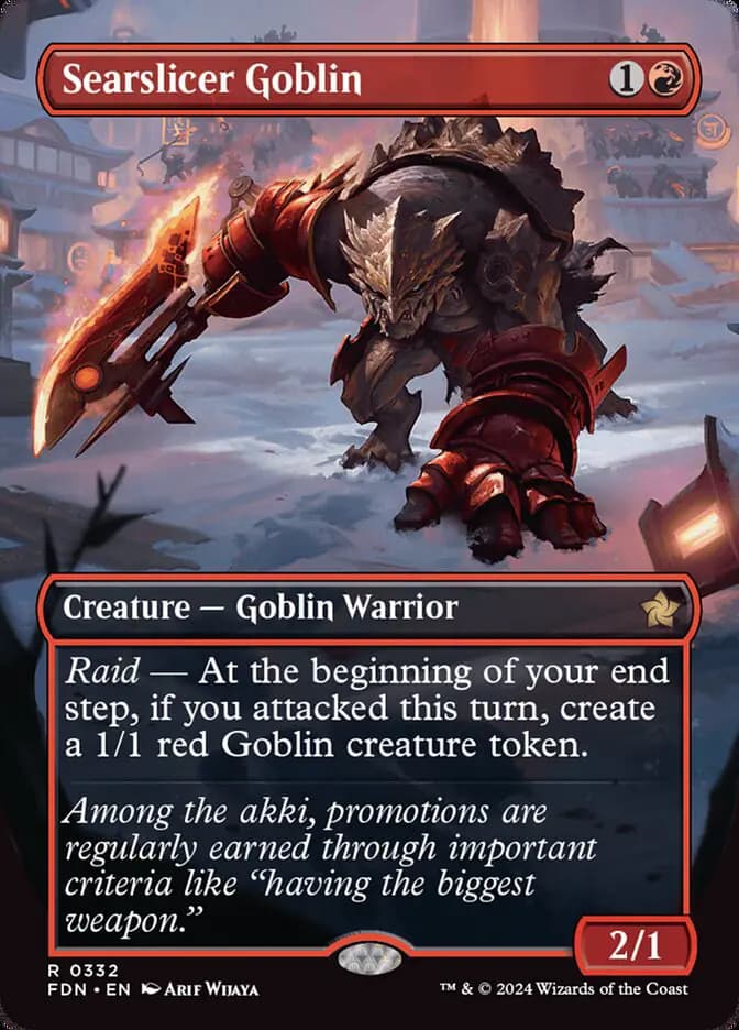 Card image of Searslicer Goblin