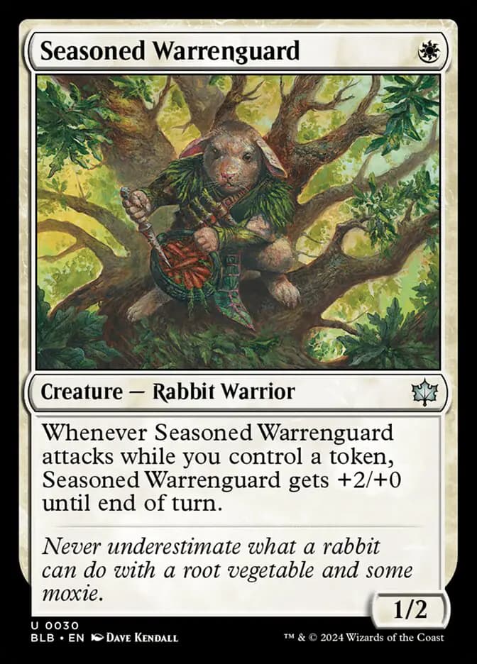 Card image of Seasoned Warrenguard