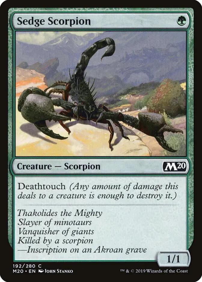 Card image of Sedge Scorpion