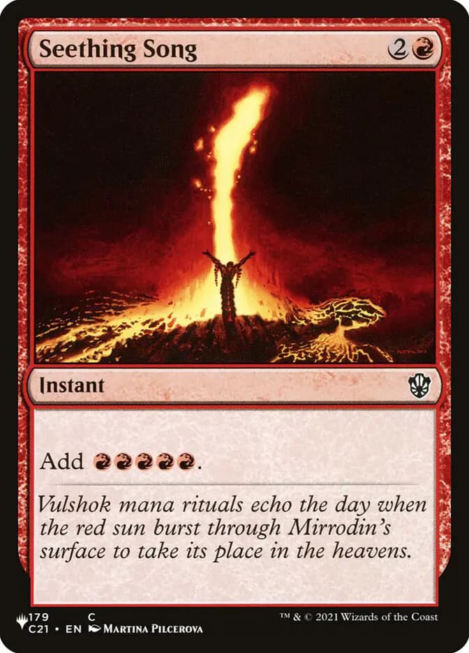 Card image of Seething Song