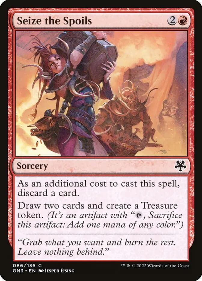 Card image of Seize the Spoils
