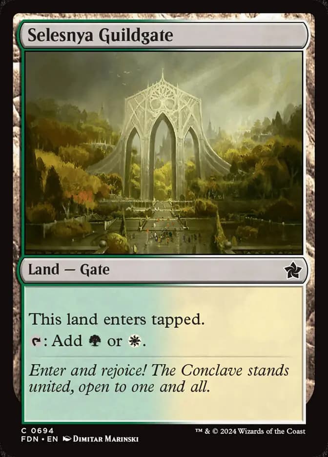 Card image of Selesnya Guildgate
