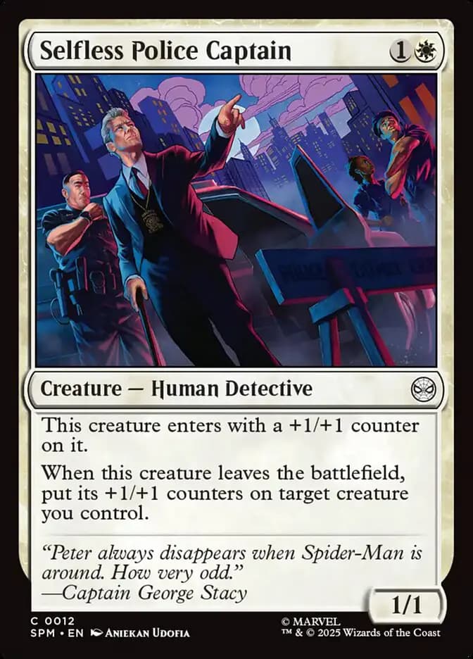 Card image of Selfless Police Captain