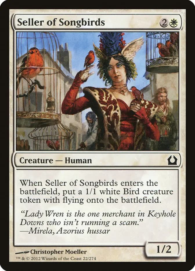 Card image of Seller of Songbirds