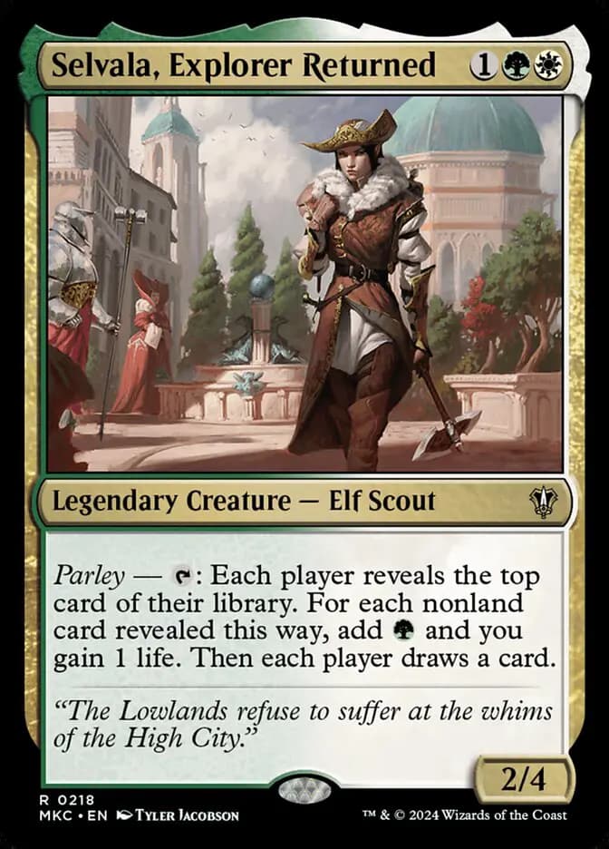 Card image of Selvala, Explorer Returned