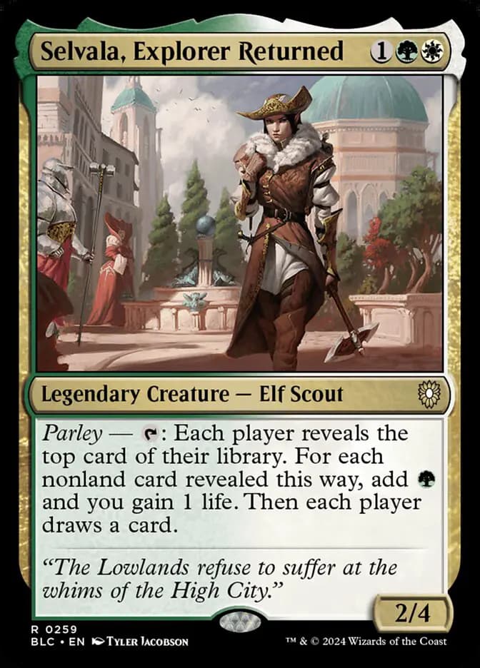 Card image of Selvala, Explorer Returned