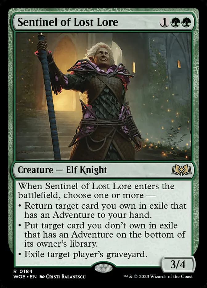 Card image of Sentinel of Lost Lore