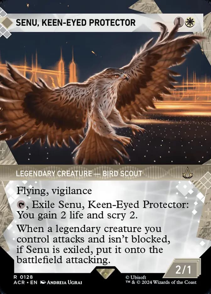 Card image of Senu, Keen-Eyed Protector