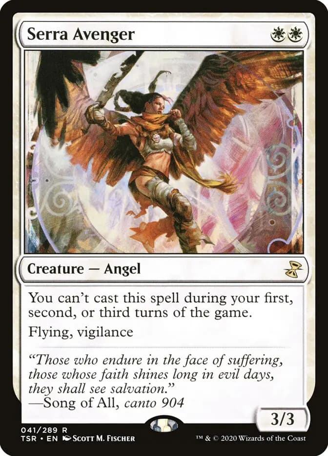Card image of Serra Avenger